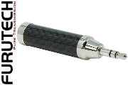 Furutech CF35 Carbon Fibre 6.3mm to 3.5mm stereo Rhodium-plated Jack Connector