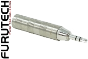 Furutech F35 6.3mm to 3.5mm stereo Rhodium-plated Jack Connector