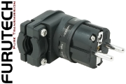 Furutech FI-E12L Rhodium-plated Angled Schuko Connector