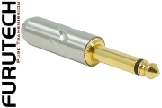 Furutech FP-Mono-63 6.3mm straight mono Gold-plated Jack Connector