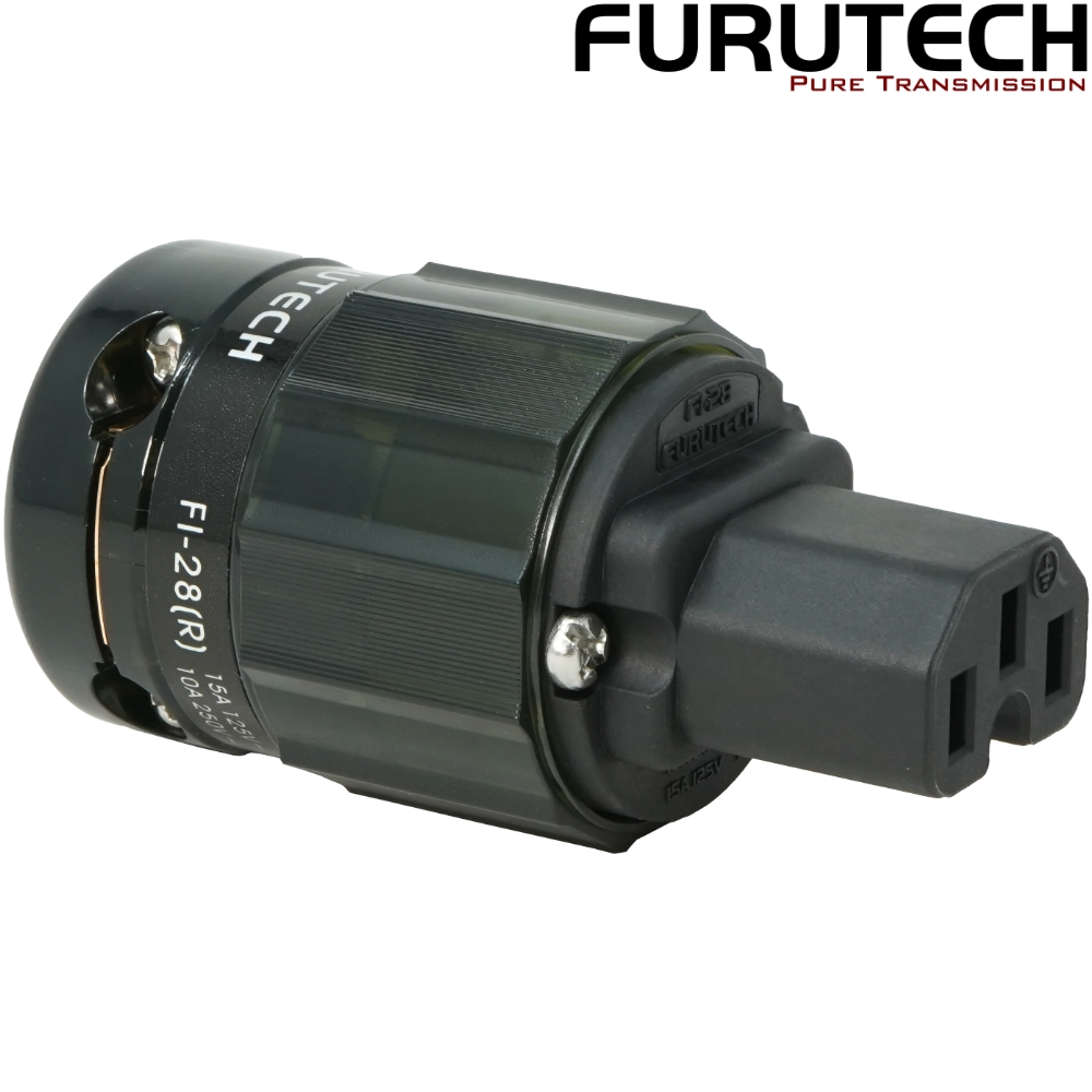 Furutech FI-28 Pure Copper Rhodium-plated C15 IEC Connector