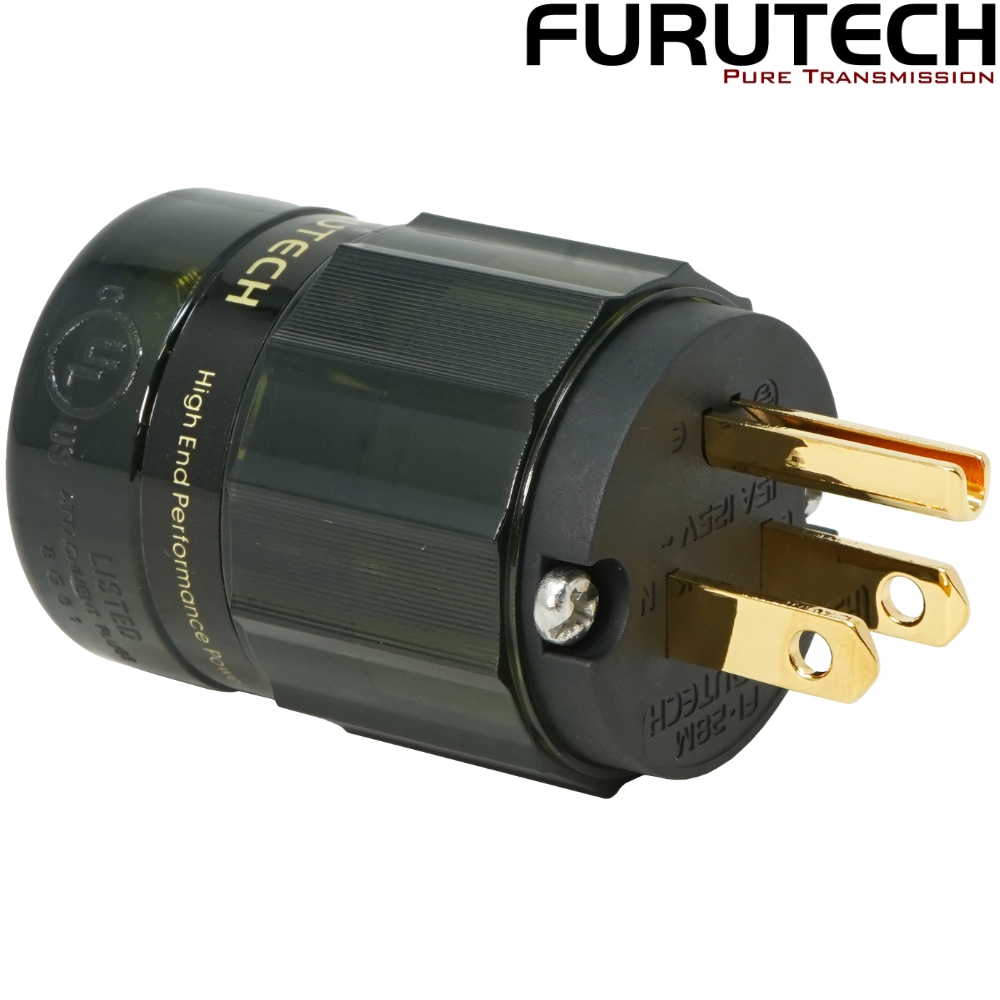 Furutech FI-28M Pure Copper Gold-plated US Mains Connector