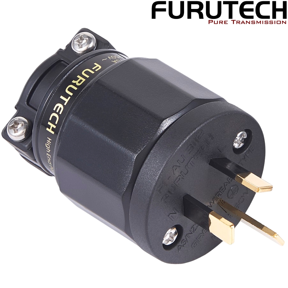 Furutech FI-AU3112-N1 Pure Copper Gold-plated AU/NZ Mains Connector