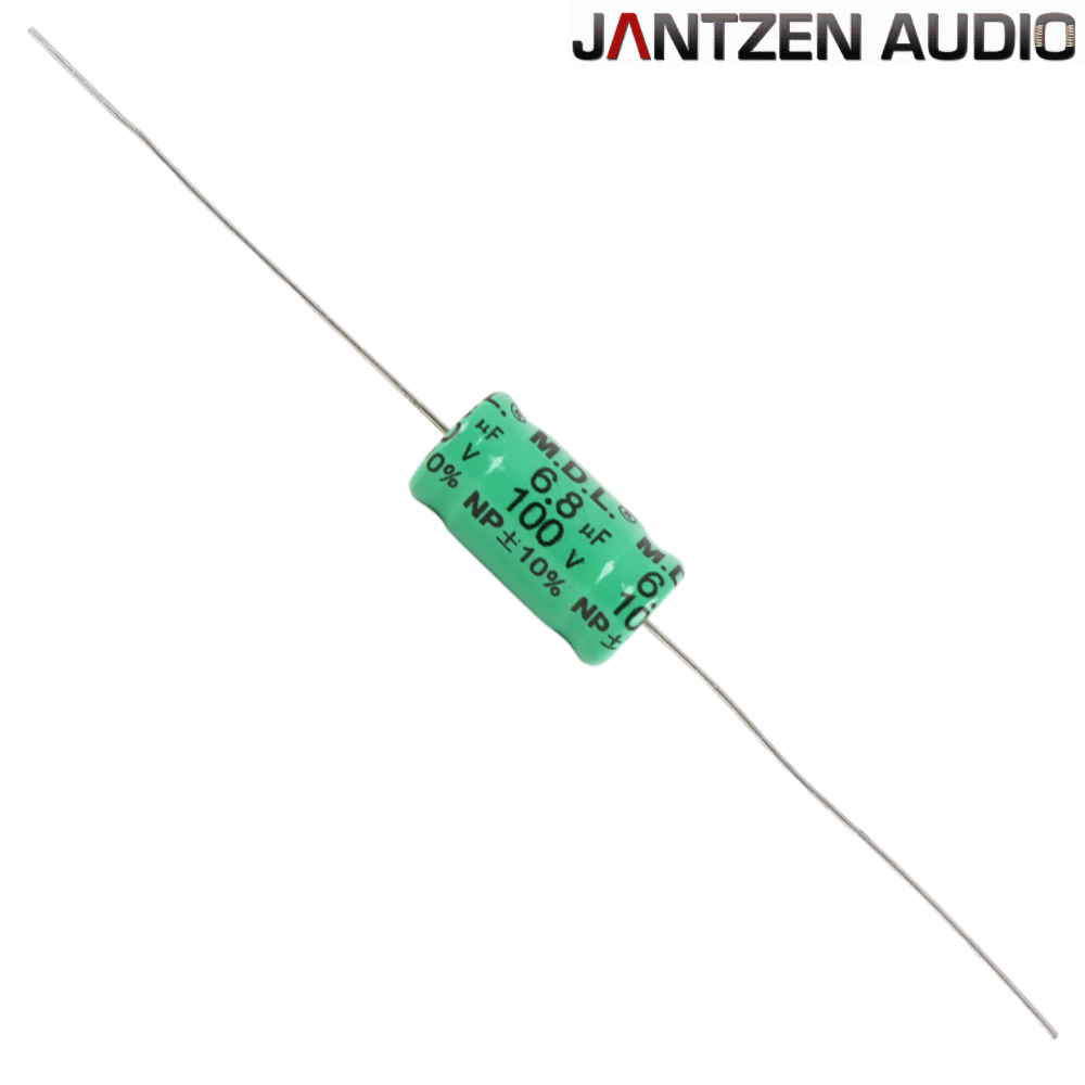001-6029: 6.8uF 100Vdc Jantzen 10% Electrolytic Bipolar Capacitor