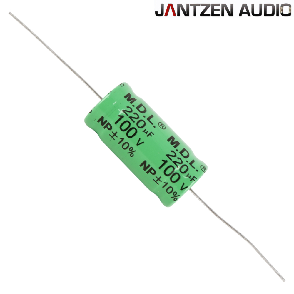 001-6083: 220uF 100Vdc Jantzen 10% Electrolytic Bipolar Capacitor