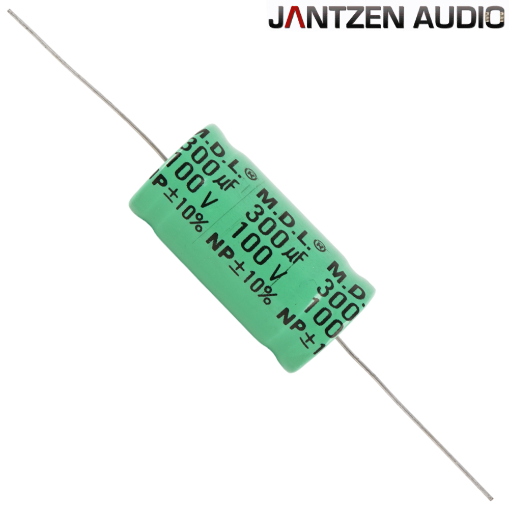 001-6089: 300uF 100Vdc Jantzen 10% Electrolytic Bipolar Capacitor