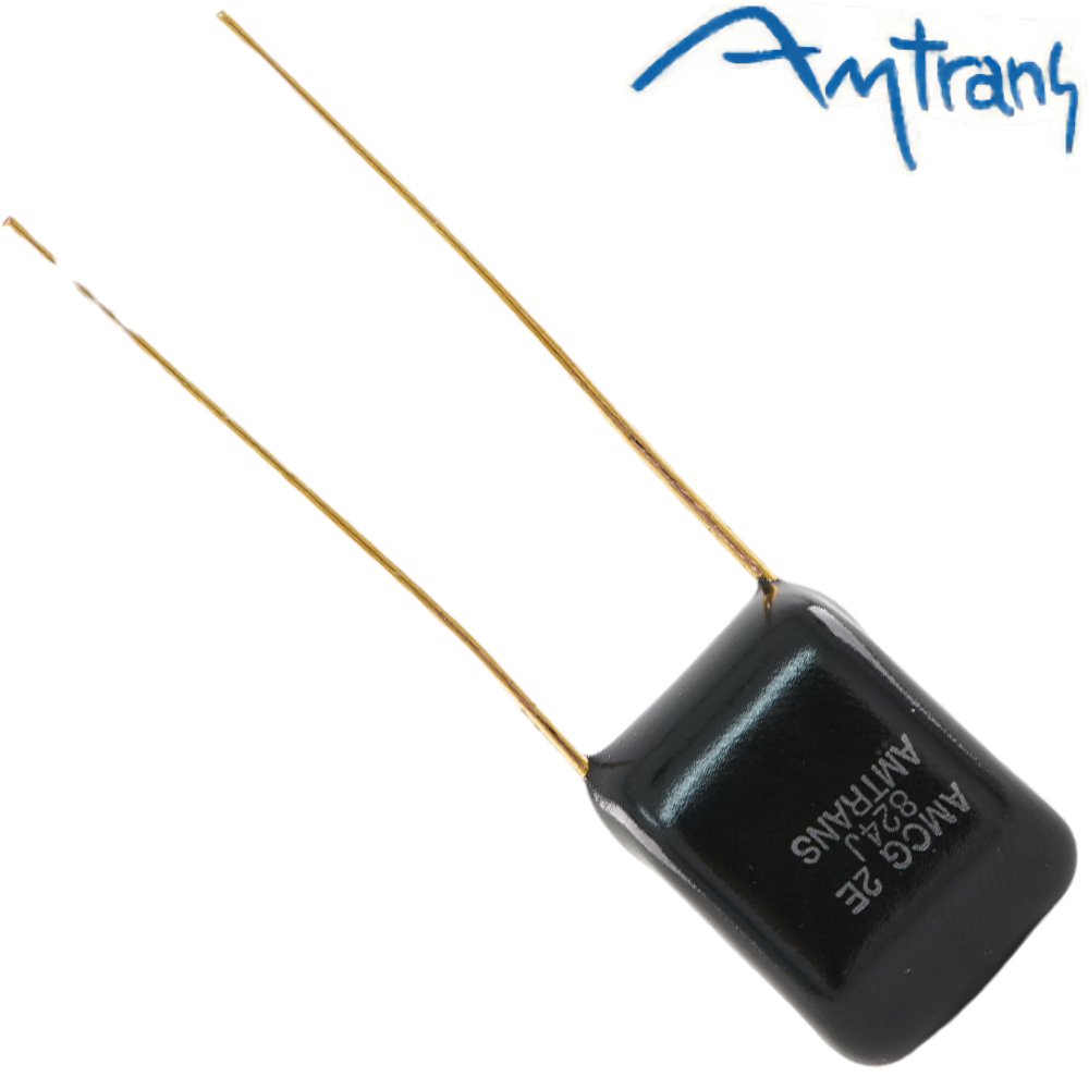 AMCG2E -824J: 0.82uF 250Vdc Amtrans AMCG Metalized Polypropylene capacitor