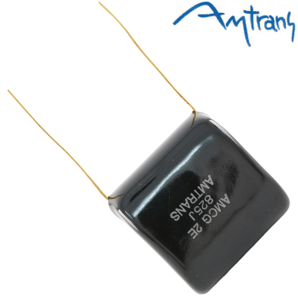 AMCG2E -825J: 8.2uF 250Vdc Amtrans AMCG Metalized Polypropylene capacitor