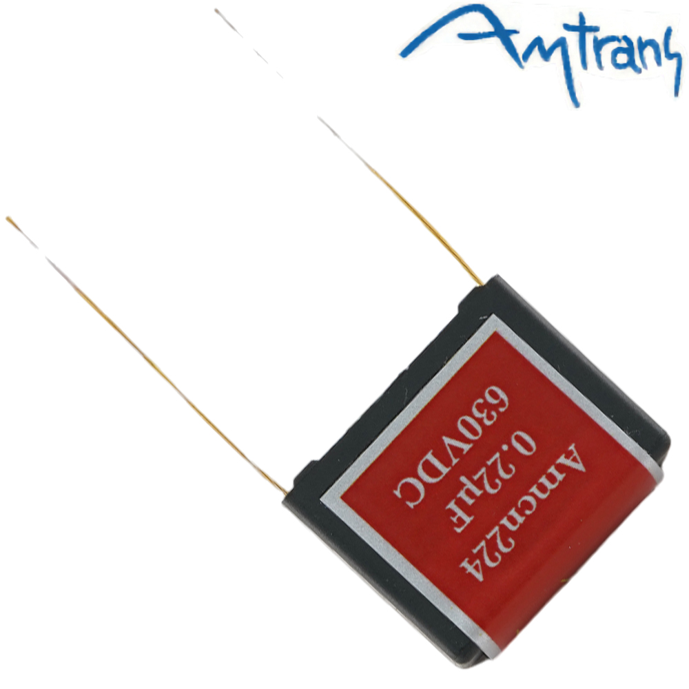 AMCN224: 0.22uF 630Vdc Amtrans AMCN aluminium metalized polypropylene film Capacitor