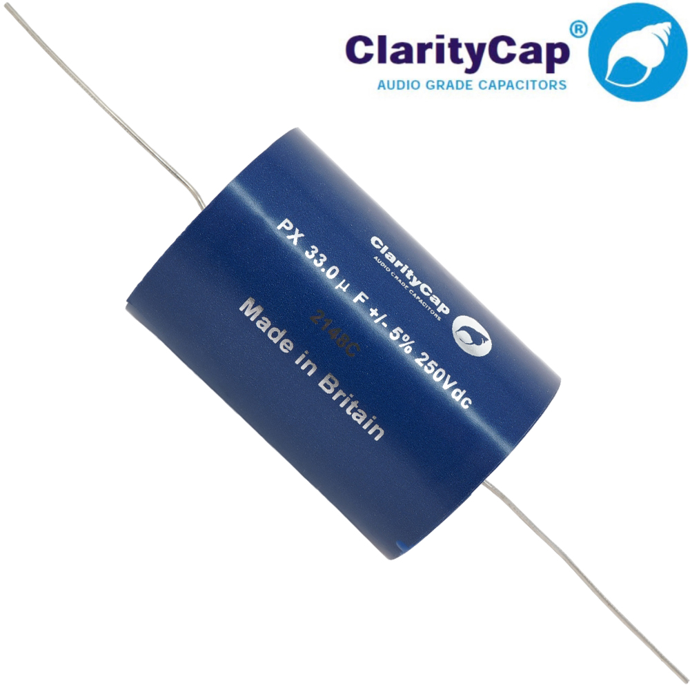 PX 33UJ250V: 33uF 250Vdc ClarityCap PX Range Polypropylene Capacitor