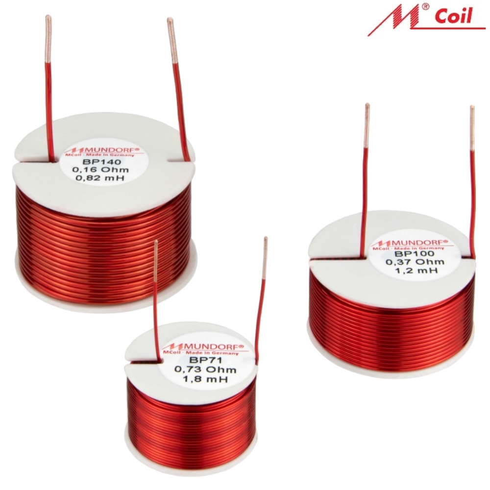 Mundorf MCoil Ferrite/Aronit PipeCore coils, P & BP ranges