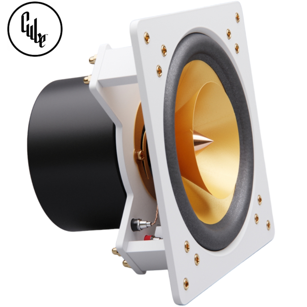 Cube Audio F8 Magus full range driver - White finish (pair off)