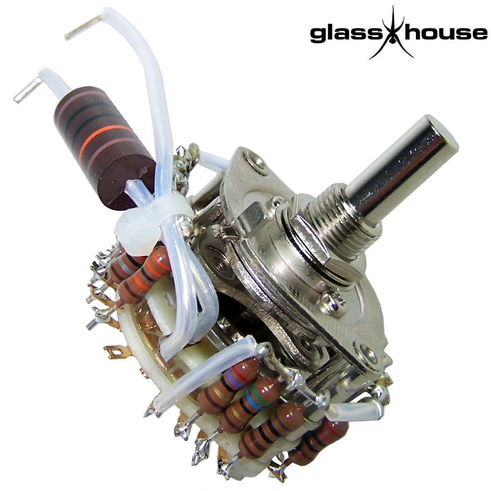 Glasshouse / Seiden 1-pole 23-way switch / Mono Shunt Stepped Attenuator
