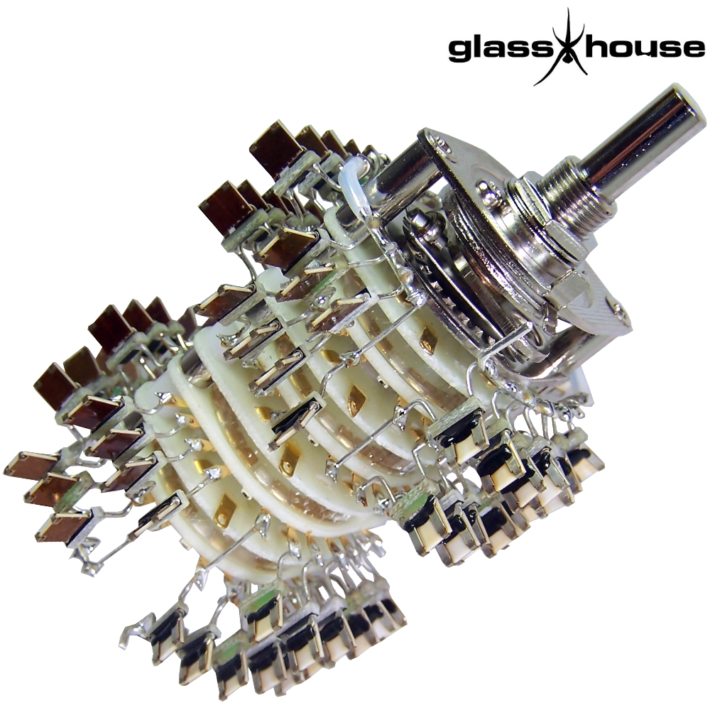 Glasshouse / Seiden 4-pole 23-way switch / Stereo Ladder Stepped Attenuator