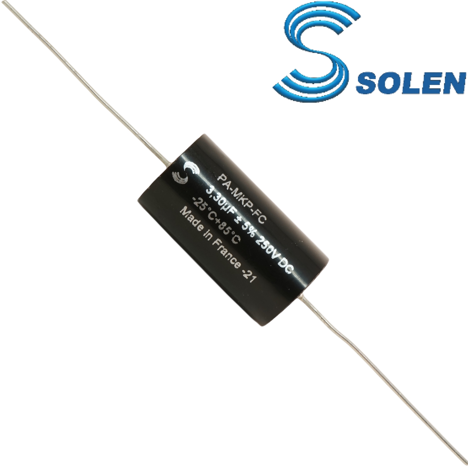 PA330: 3.3uF 250Vdc Solen PA Polypropylene Capacitor
