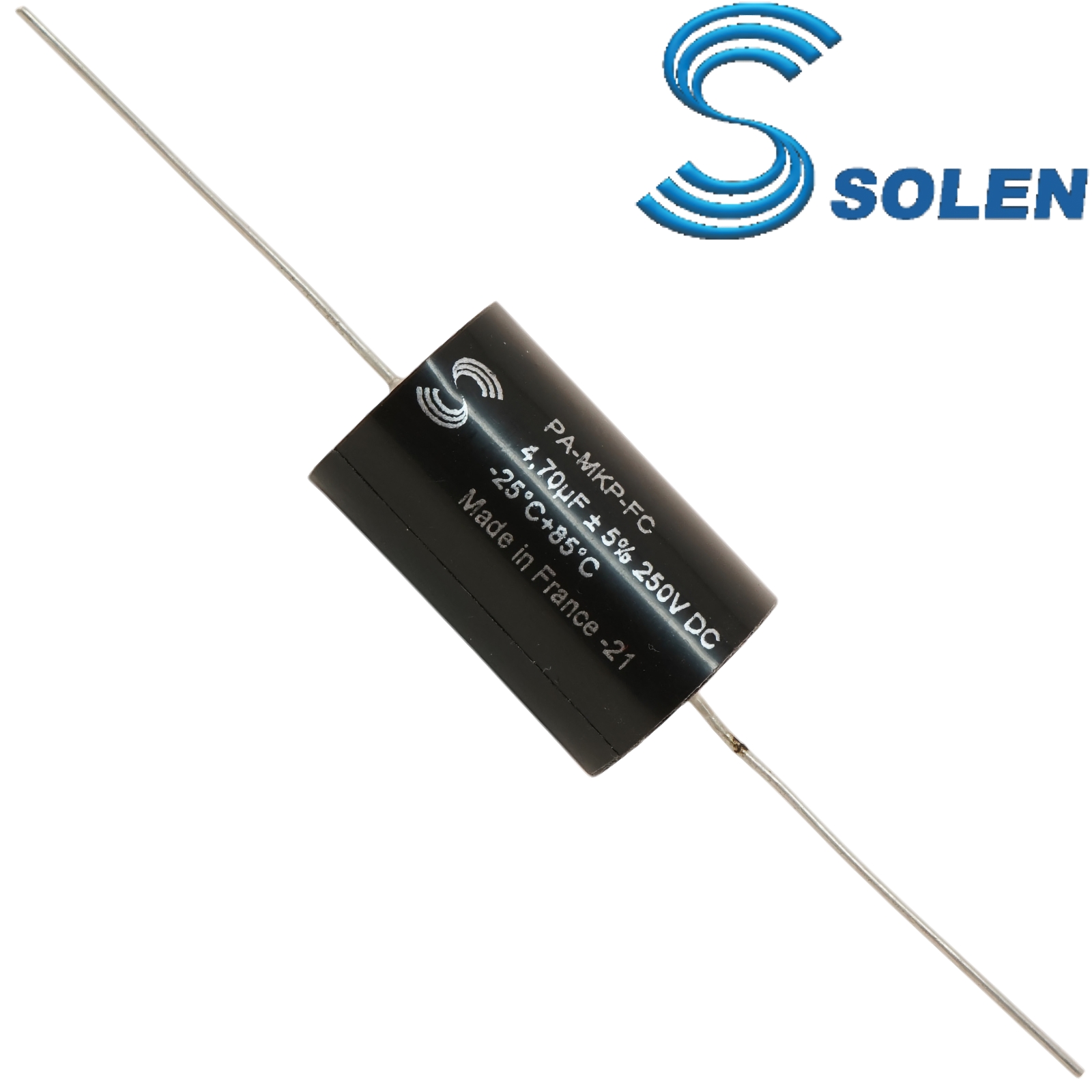 PA470: 4.7uF 250Vdc Solen PA Polypropylene Capacitor
