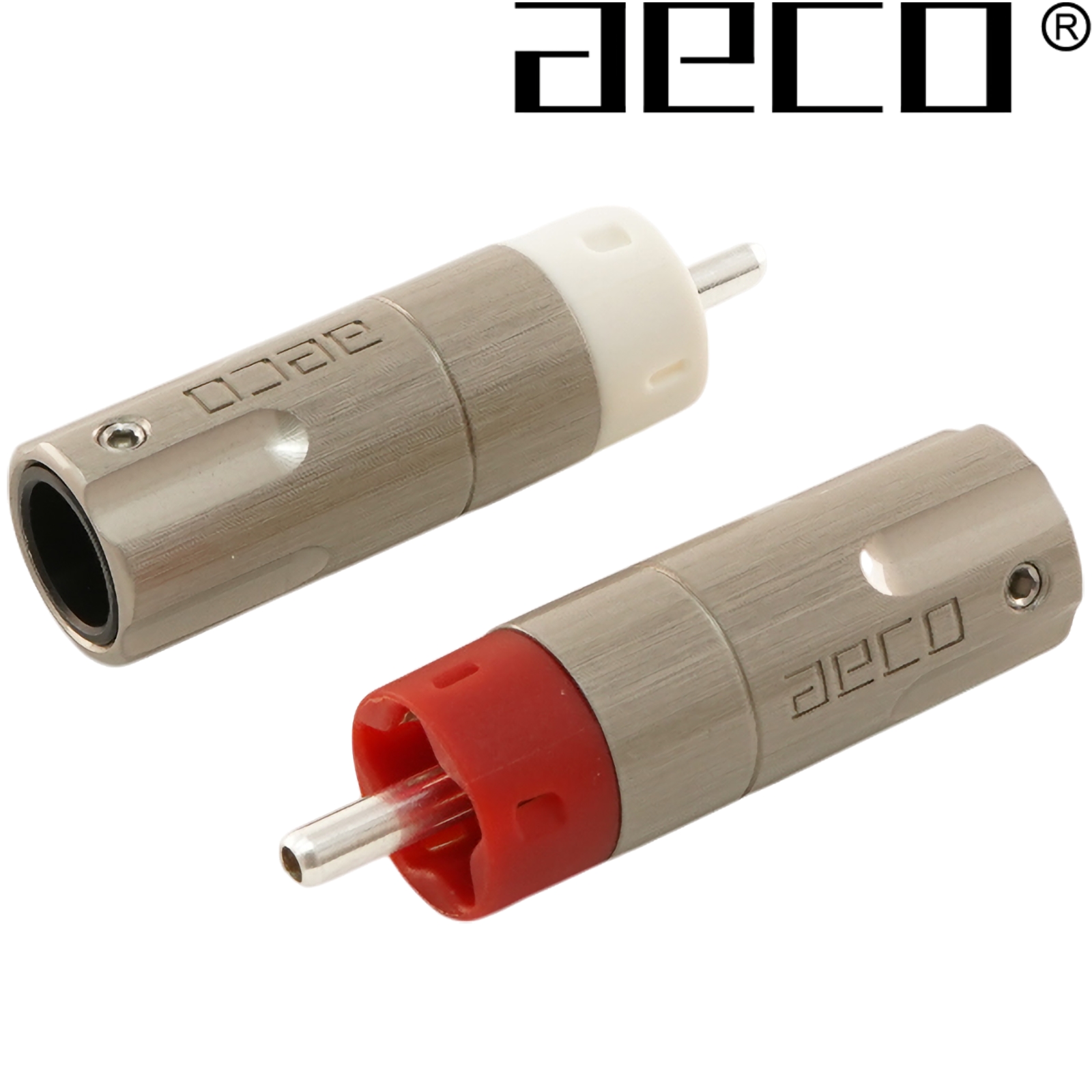 ARP-4055: AECO RCA Plugs, High-Purity Silver (2 pairs)
