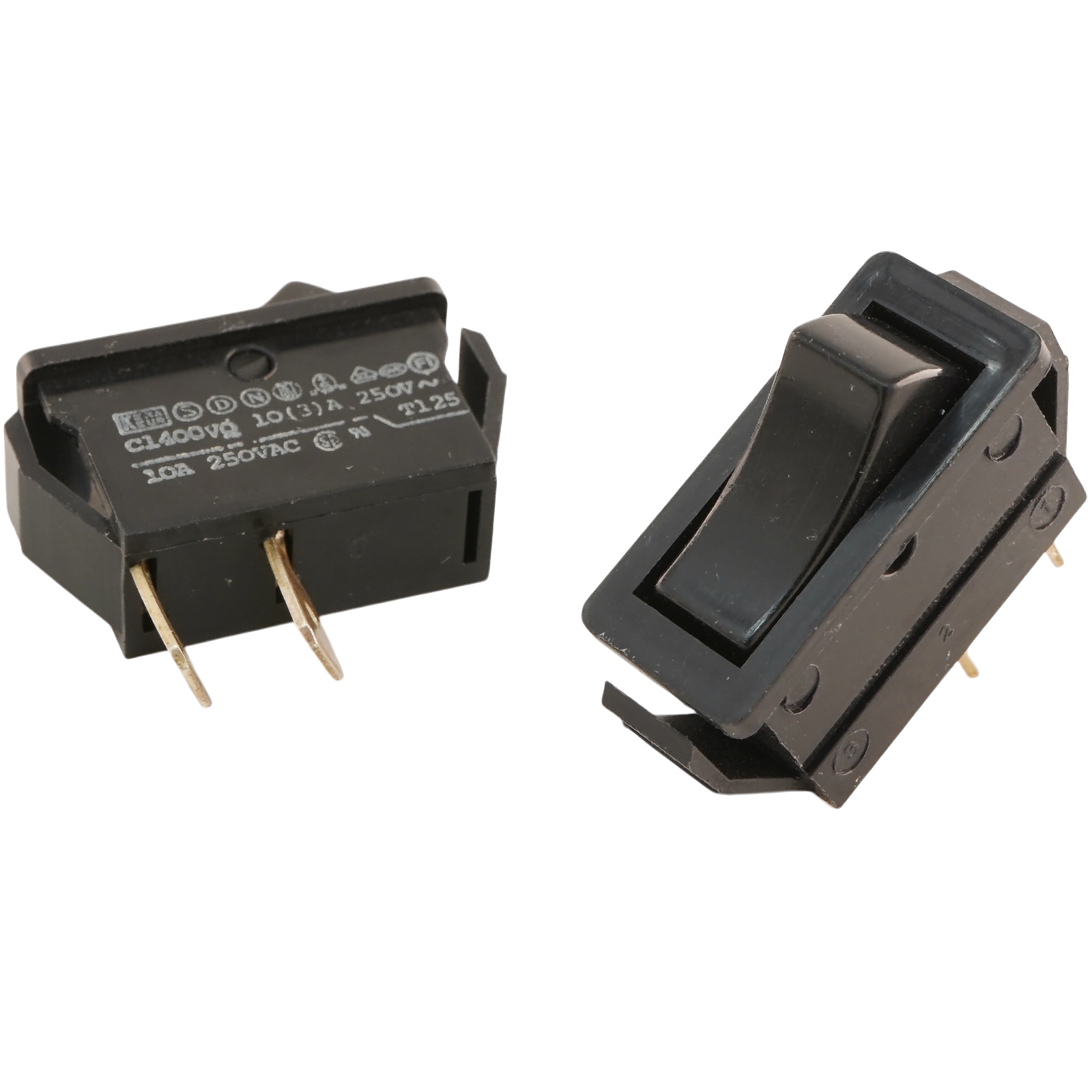 C1400VQ: Arcoelectric (Bulgin Ltd) Mains on-off SPST Rocker Switch