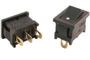 EDK SF-W101A-01BB Mains on-off SPST Rocker Switch