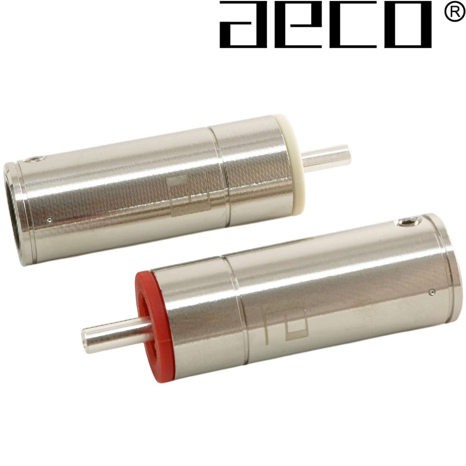ARP-1533: AECO Pure 99.9% Silver RCA Plugs (2 pairs)