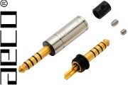AECO AT4-1812G 4.4mm 5 pole TRS Jack, Tellurium Copper, Gold-plated