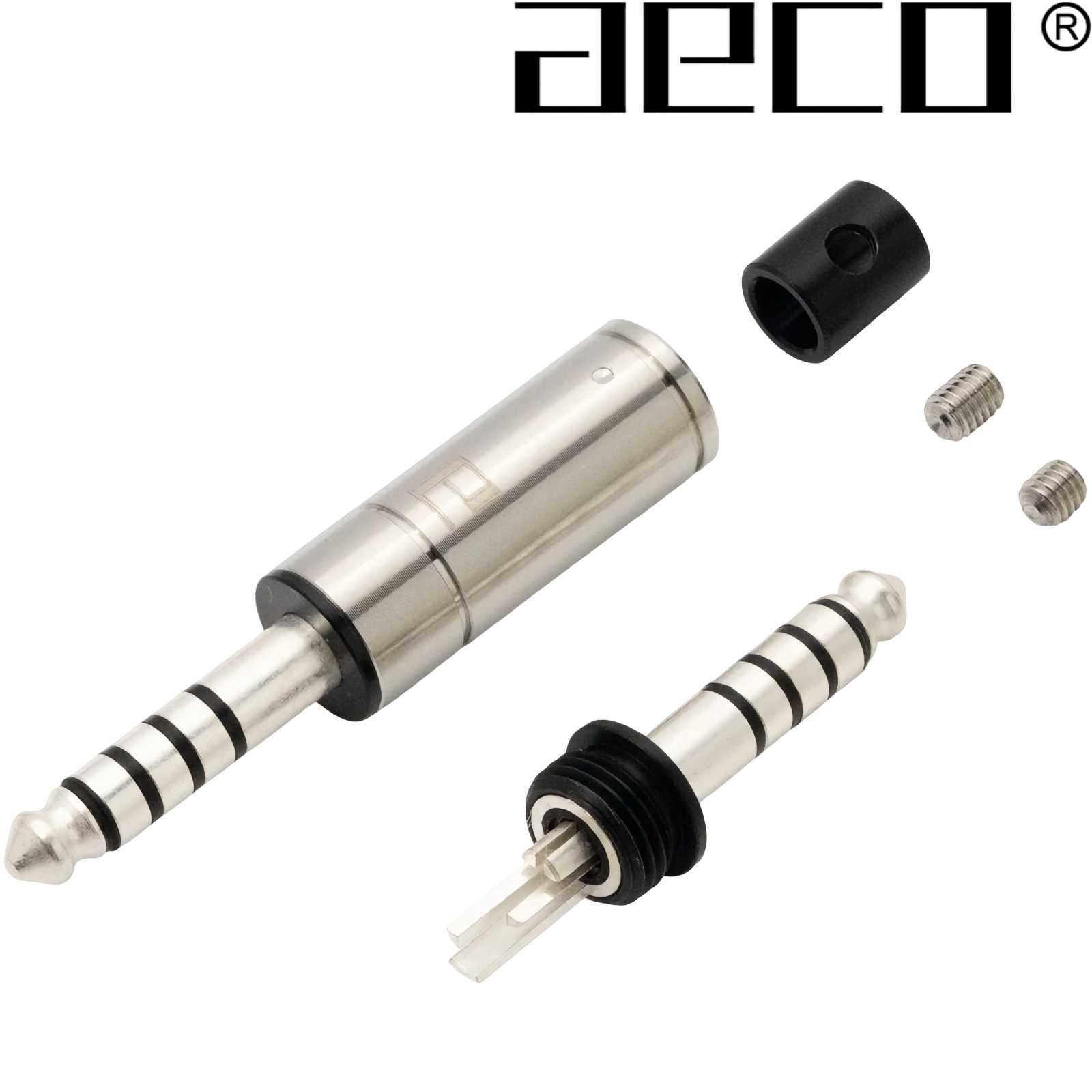 AT4-1812S: AECO 4.4mm 5 pole TRS Jack, Tellurium Copper, Silver-plated (1 off)
