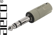 AECO AT6-1231R 6.3mm Stereo Jack, Tellurium Copper Rhodium-plated