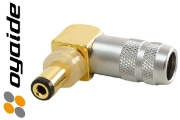 Oyaide DC-2.1GL 2.1mm DC Plug Right-angled