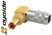 Oyaide DC-2.5GL 2.5mm DC Plug Right-angled