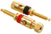 AEC BI-103GGINS Long Slimline, Insulated, Gold-plated Brass Binding Post (pair)