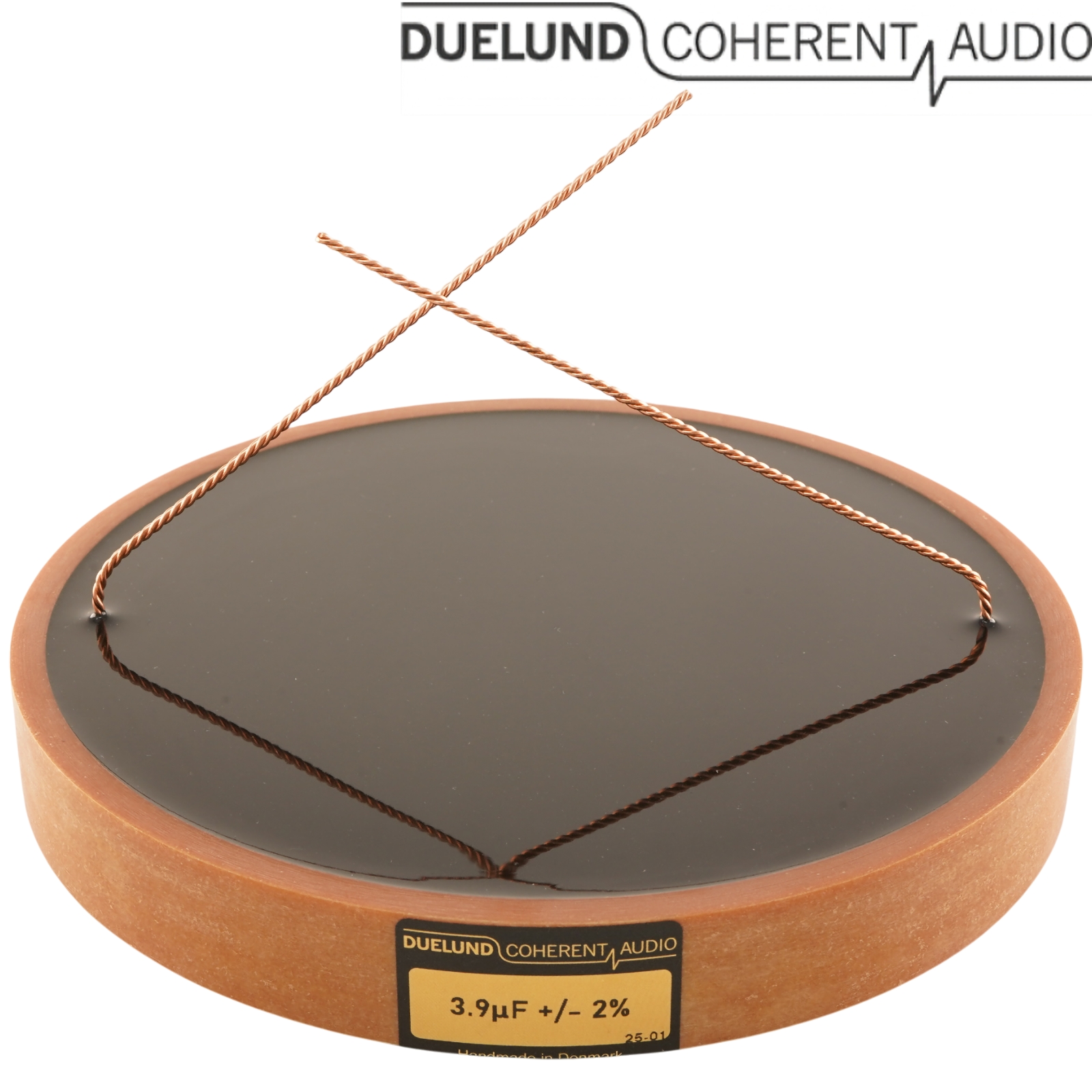 CASTCU-130: 3.9uF 100Vdc Duelund CAST PIO Pure Copper Capacitor