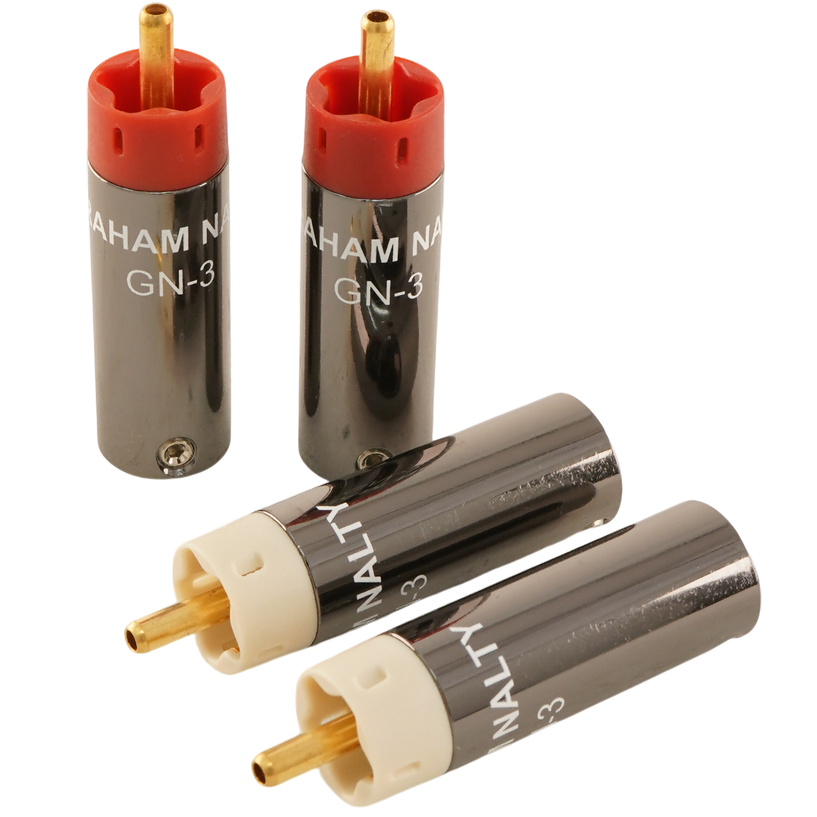 GN-3: Graham Nalty Legacy Gold-plated RCA plugs (pack of 4)