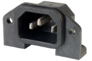 Inalways 0714 PCB Mount IEC Chassis Socket