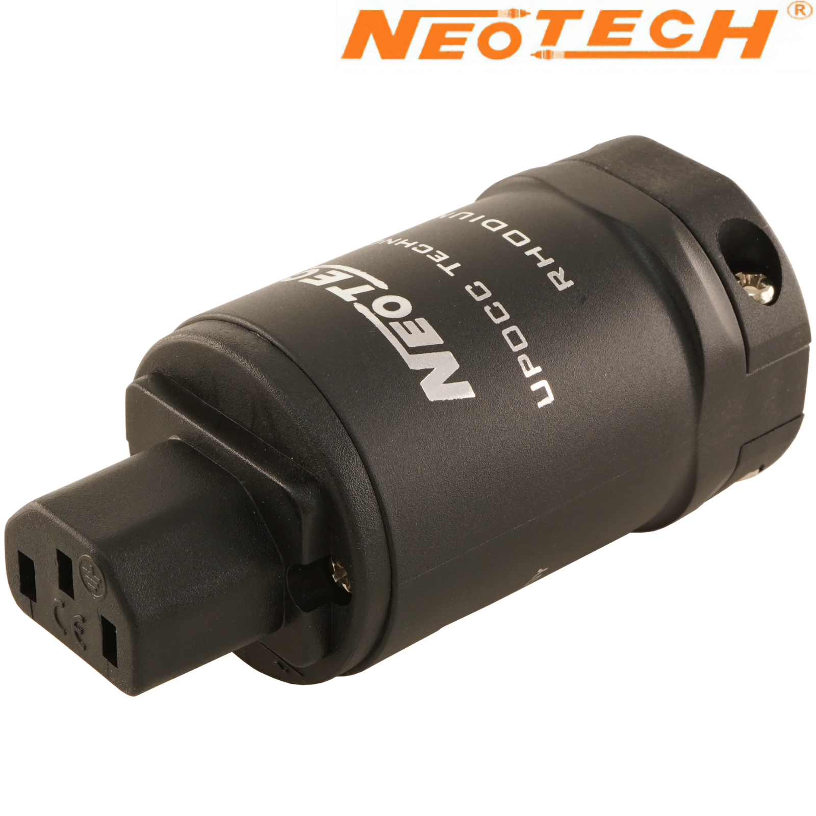 Neotech NC-P303RH, UP-OCC IEC plug, Rhodium-plated, Cryo Treatment