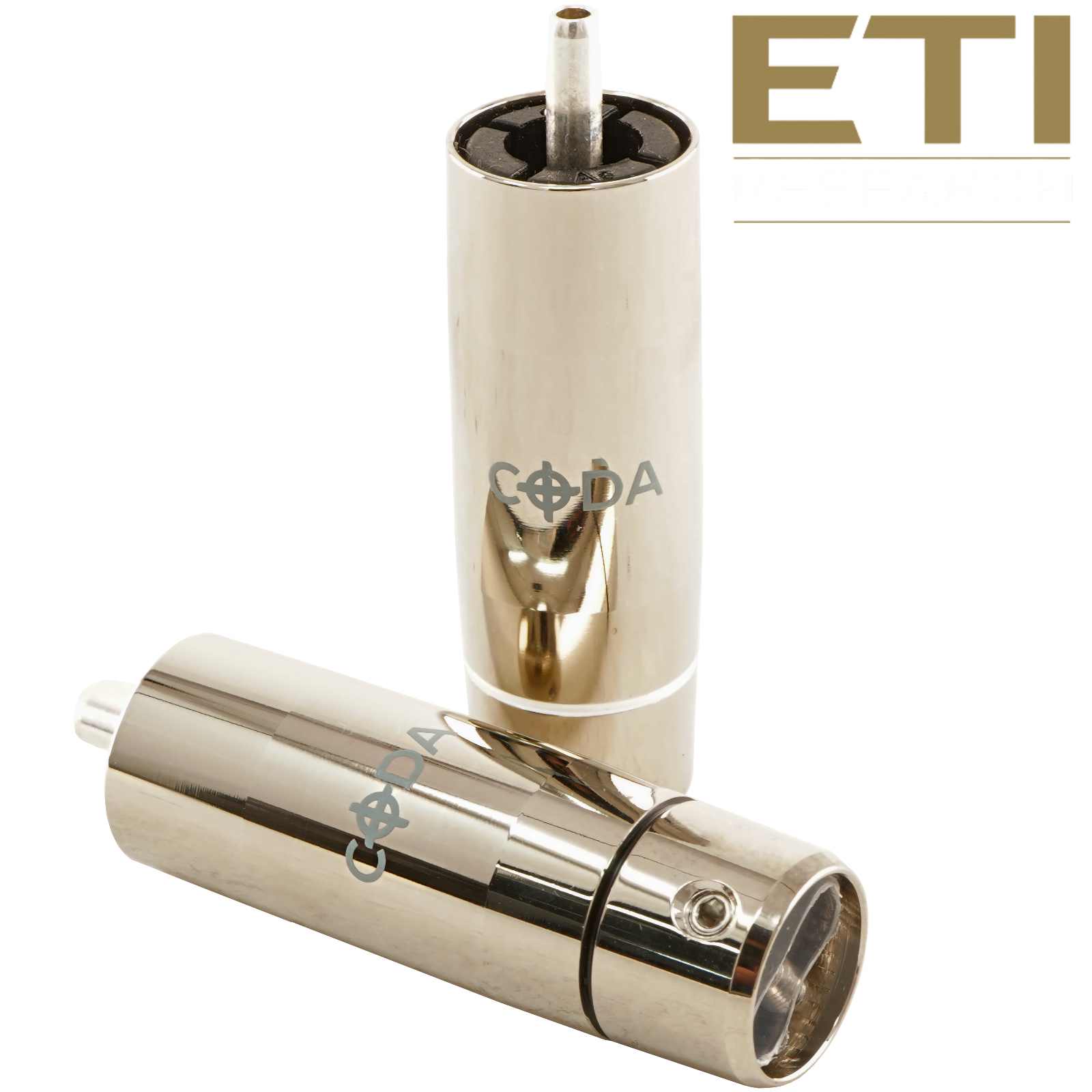 ETI Research Coda Pure Silver RCA Connectors