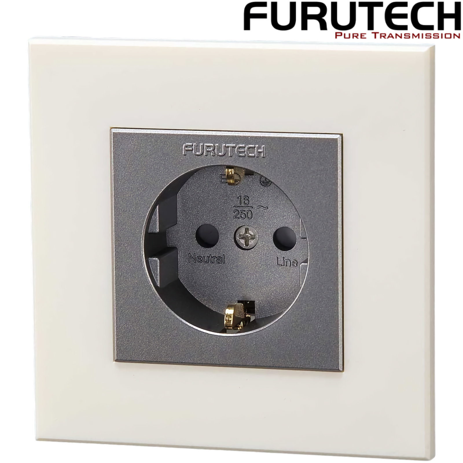 FP-SWS(G): Furutech FP-SWS Gold-plated High Performance Schuko Wall Socket