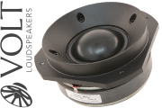 Volt Loudspeakers VM754 3" Midrange Dome, 8 Ohms, 155mm magnet, Studio Range