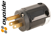 Oyaide P-029 Brass UL plug (US Mains)