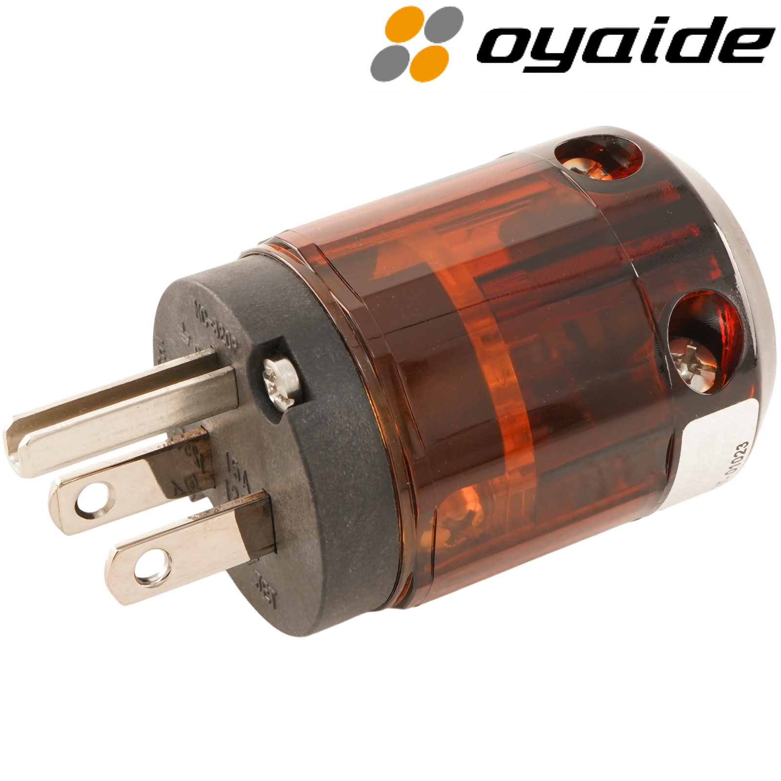 Oyaide P-046 Palladium/Gold-plated UL plug (US Mains)