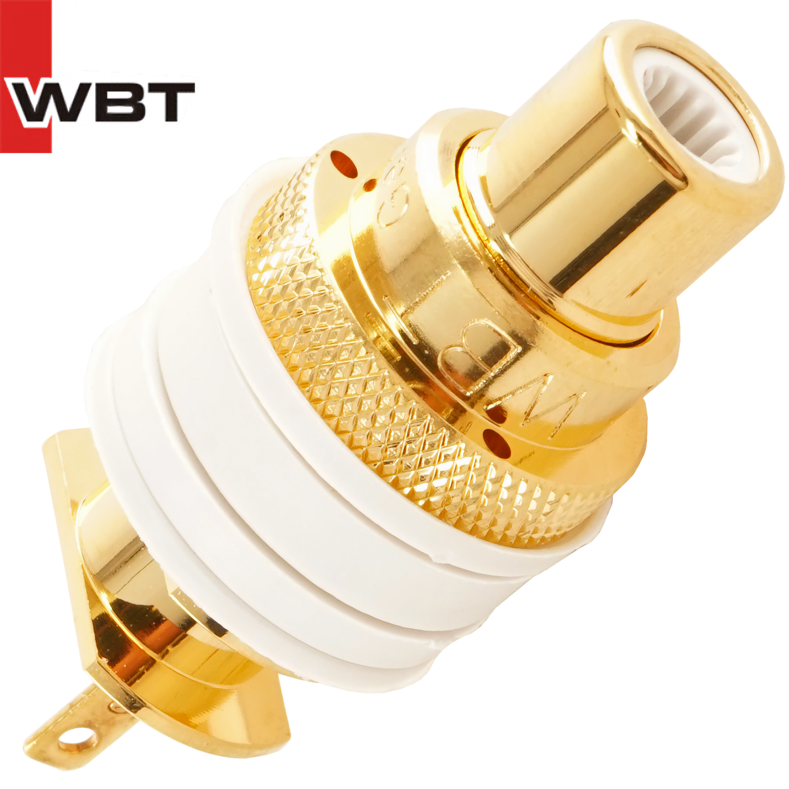 WBT-0244: chassis RCA socket (White)