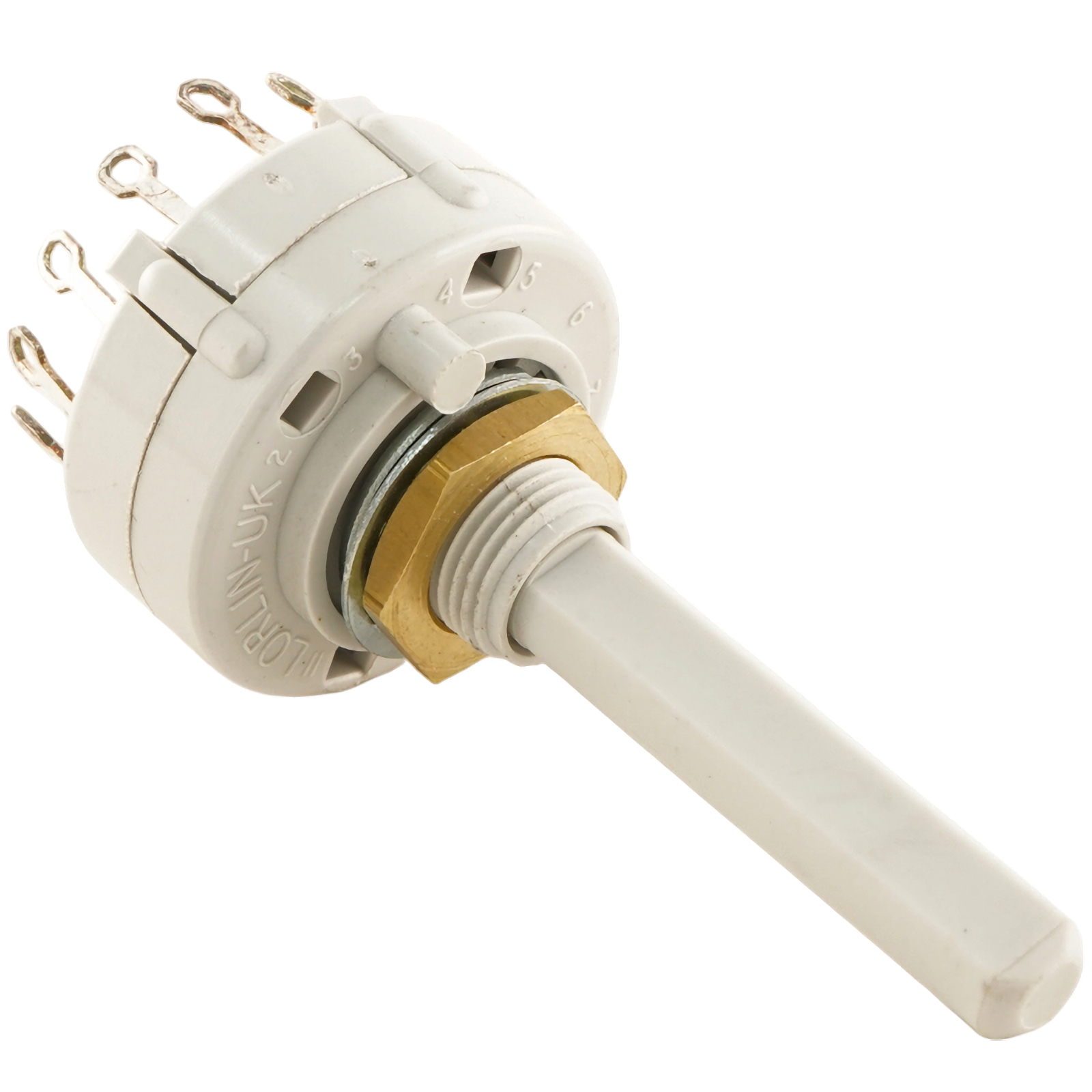 Lorlin 2 pole 6 way selector switch, CK1035