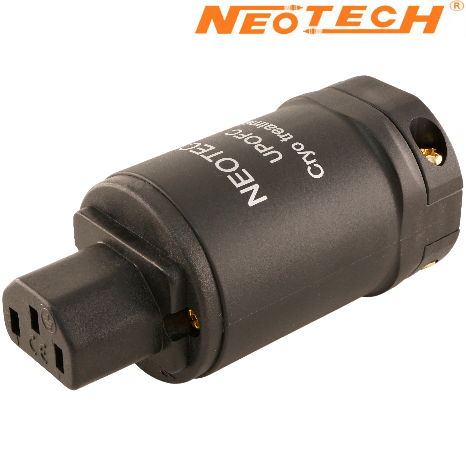 Neotech NC-P503 UP-OFC pure copper IEC plug, Cryo'ed, Gold-plated