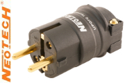 Neotech NC-P512 UP-OFC pure copper Schuko (EU) plug, Cryo'ed, Gold-plated