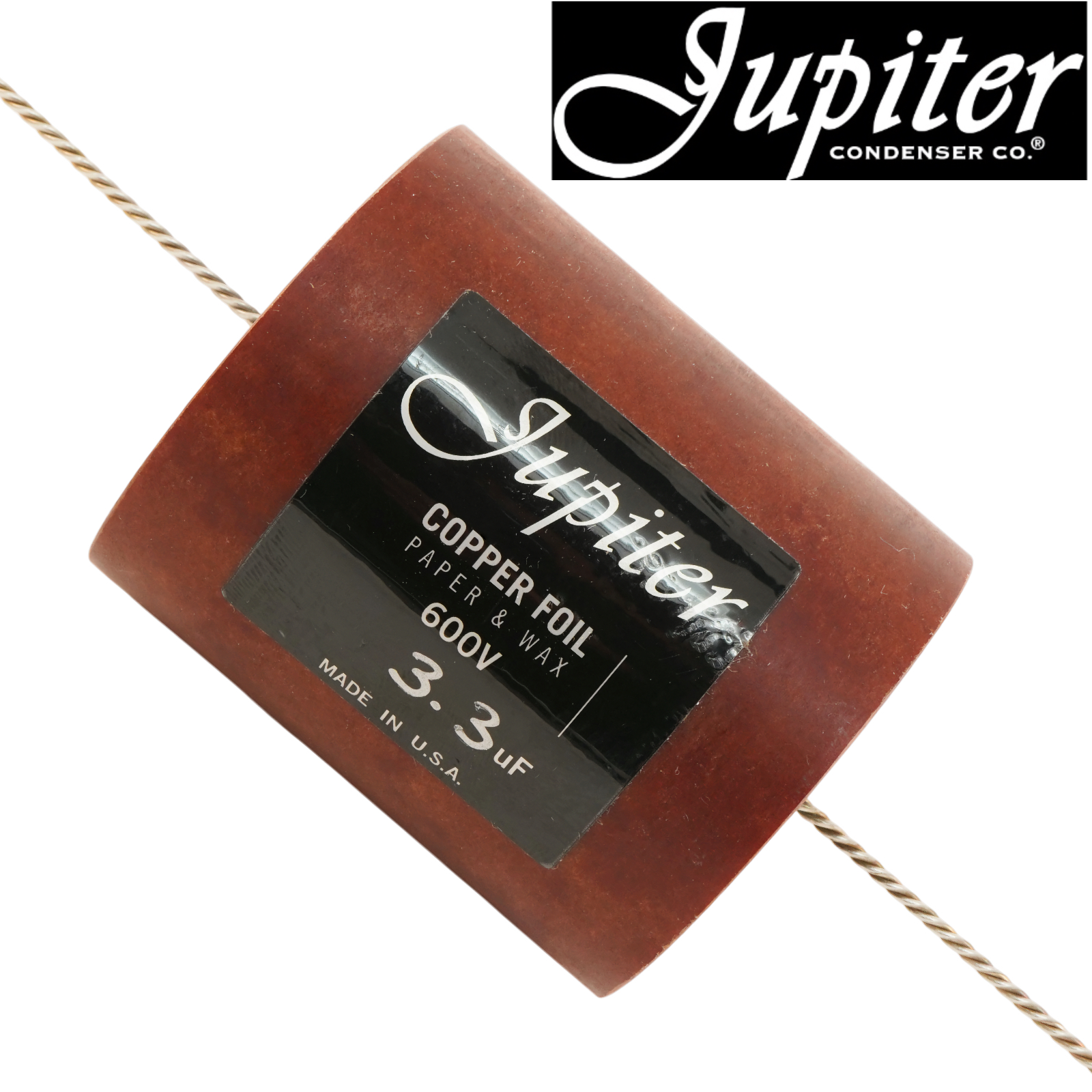 PH9001-6335J: 3.3uF 600Vdc Jupiter Copper Foil, Paper & Wax  Capacitor