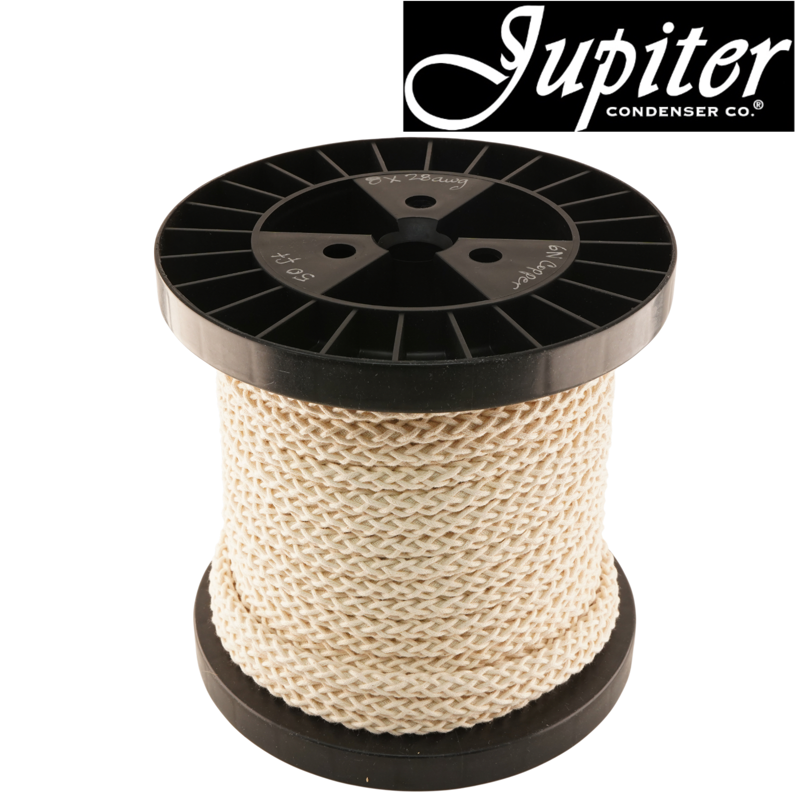 C2003: Jupiter 8-Strand AWG 28 Copper, Braid Double-Cotton insulated cable (1m)