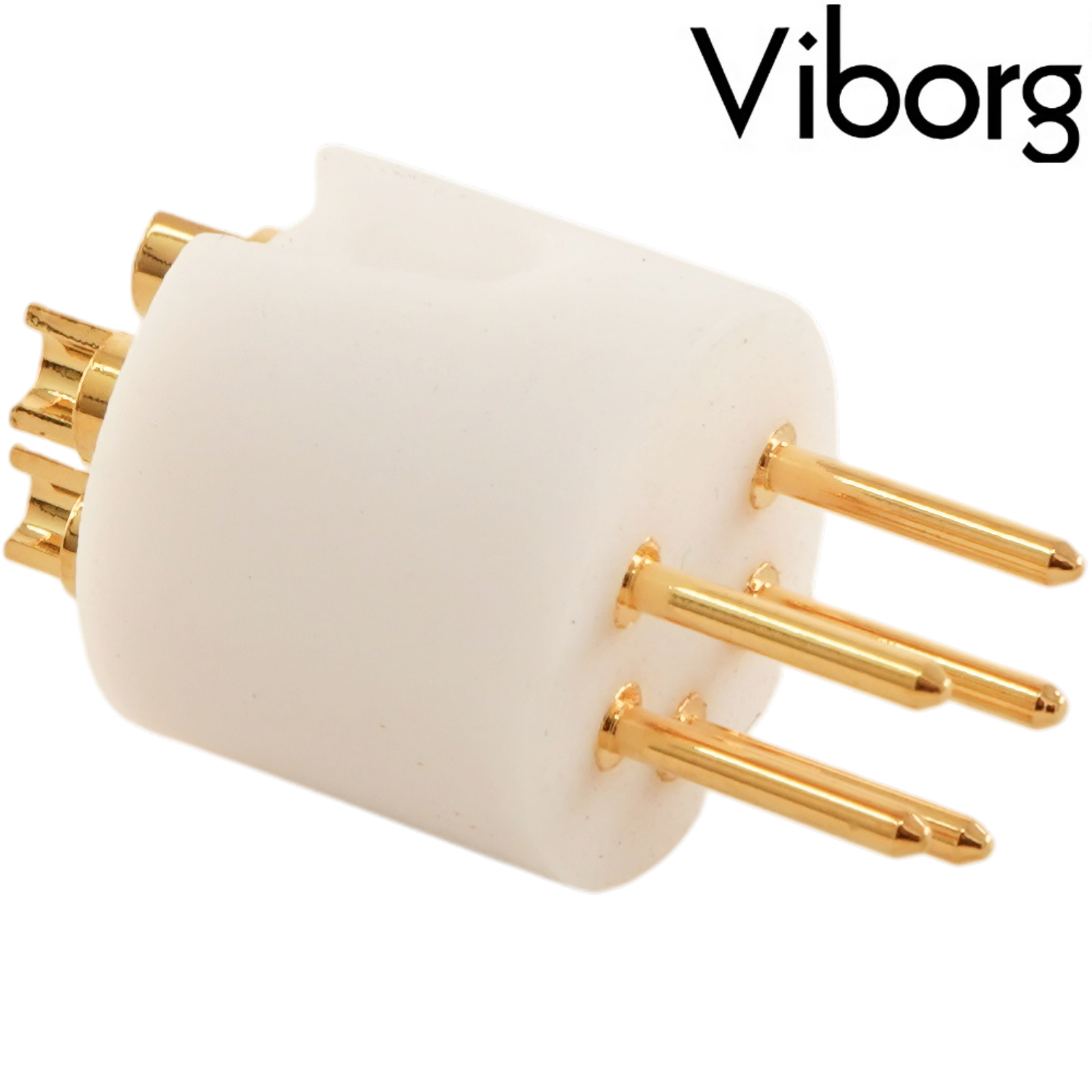 Viborg LP107G 5 Pin DIN Male plug Pure Copper, Gold-plated