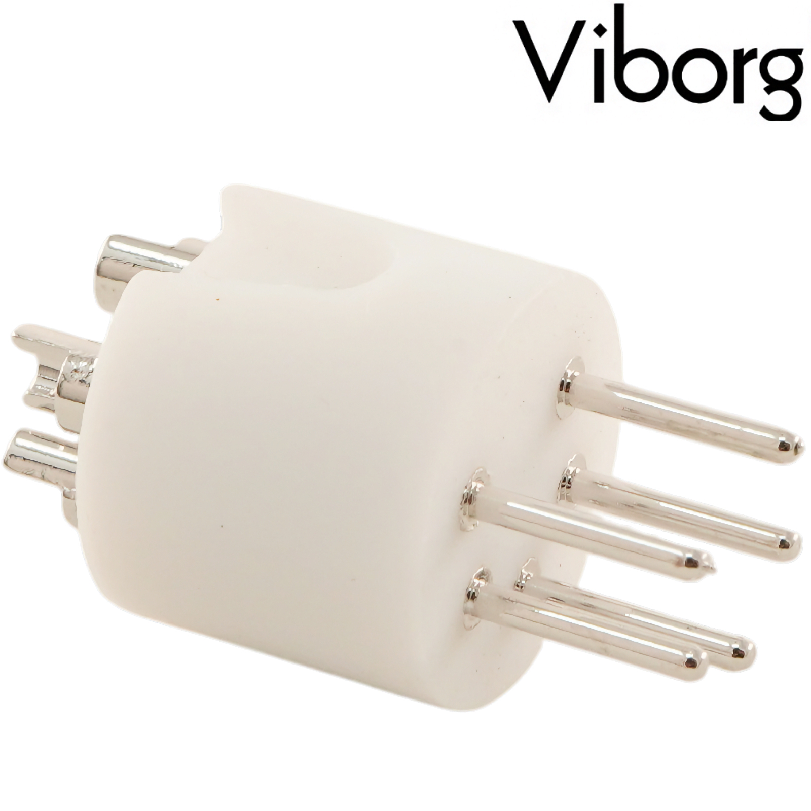 Viborg LP107R 5 Pin DIN Male plug Pure Copper, Rhodium-plated