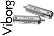 Viborg VR109S RCA Connectors, Pure Copper, Silver-plated