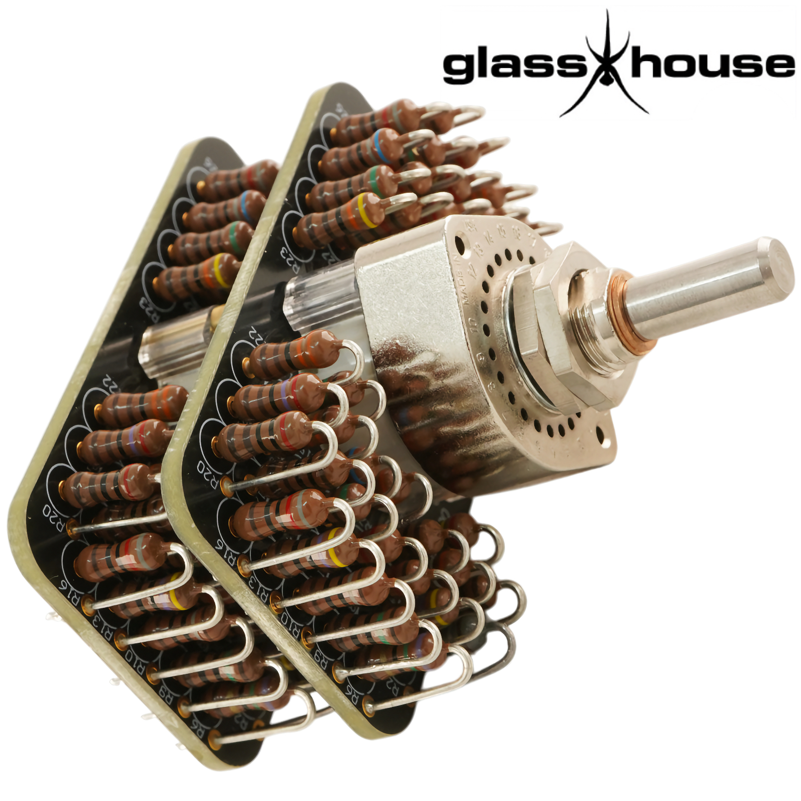 Glasshouse / Elma 2-pole 47-way JUMBO switch / Stereo Shunt Stepped Attenuator