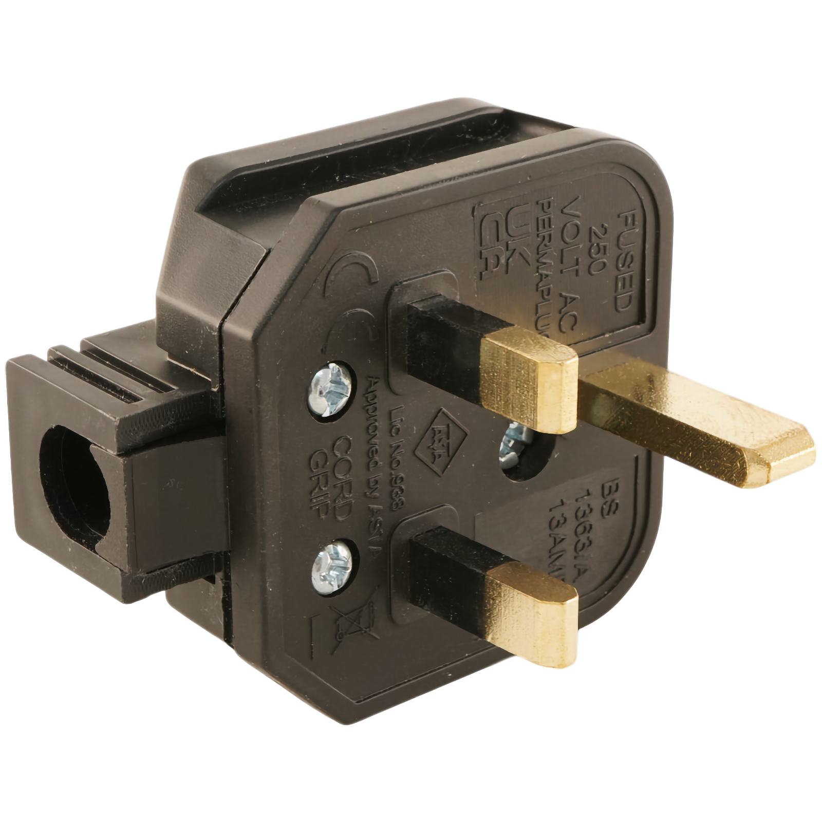 Permaplug UK Mains Plug, unplated
